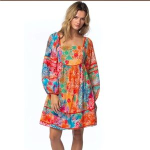 Colorful Floral Women's Dress